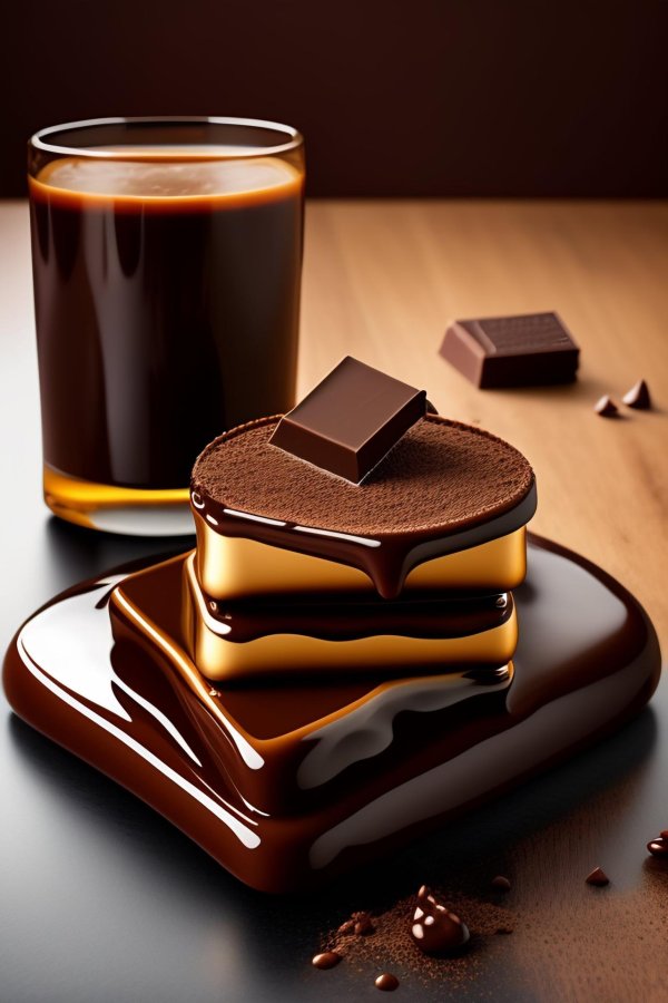 фон шоколад