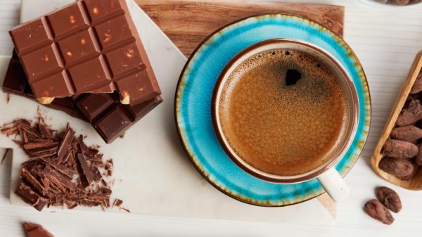 горячий шоколадцупаковка