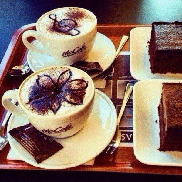 кофе в кофейне шоколадница