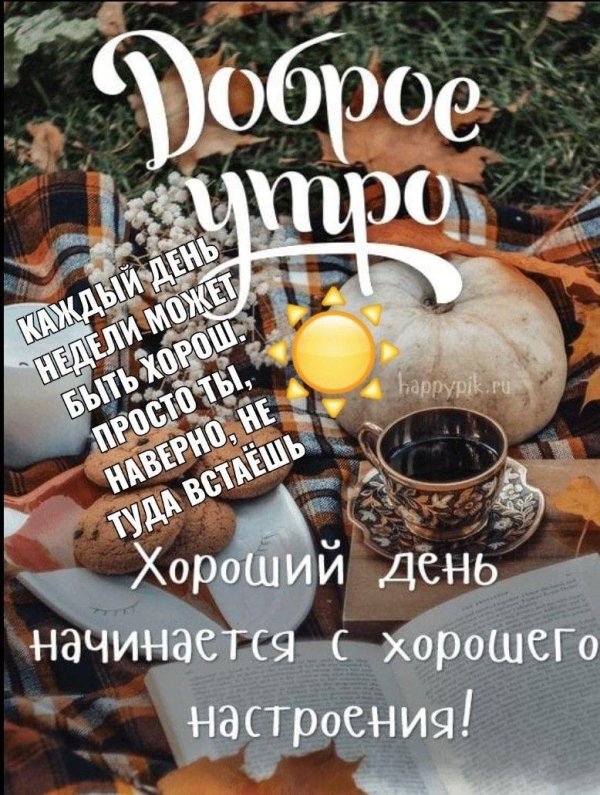 утро осеннее