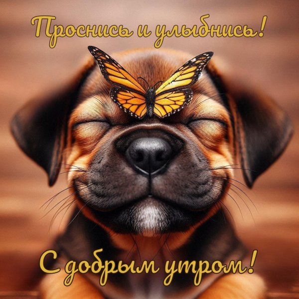 доброе утро собачка