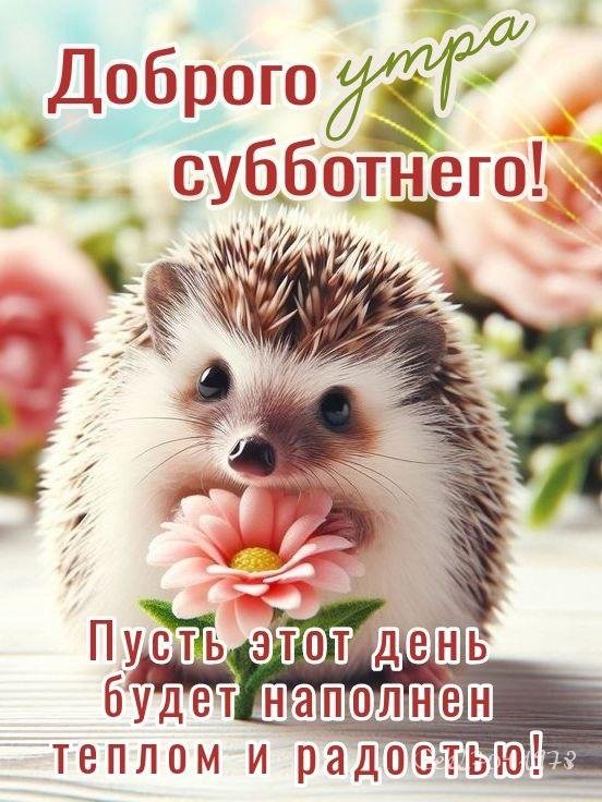 доброго субботнего утра