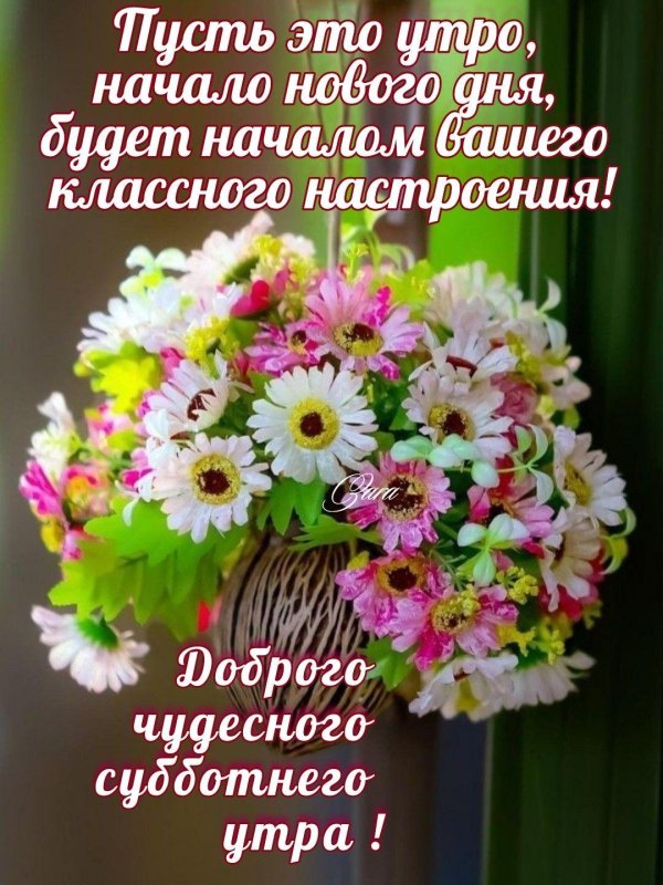с добрым утречком субботы
