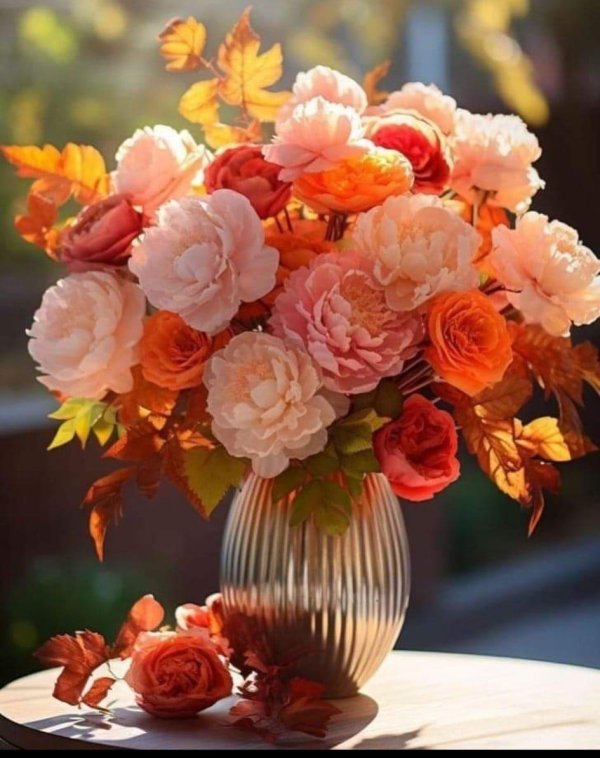 букет цветов осень