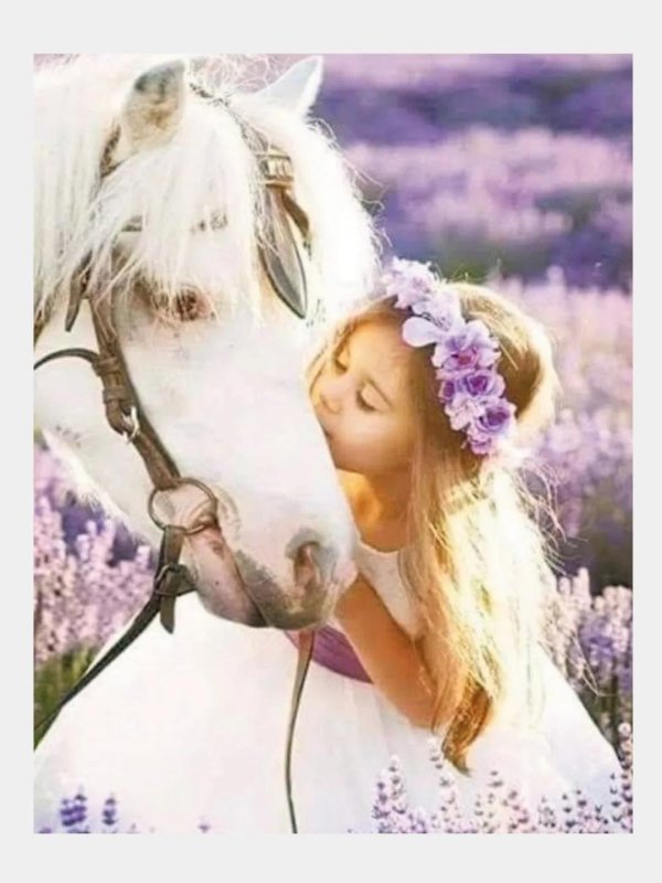 девочка на лошадке