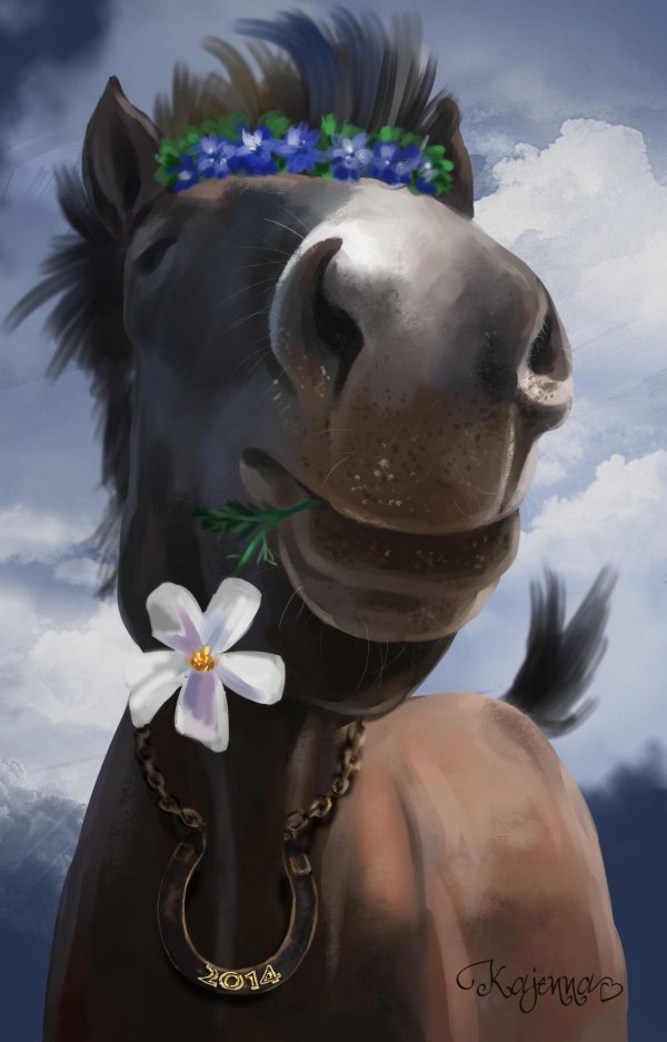 картины лошадей