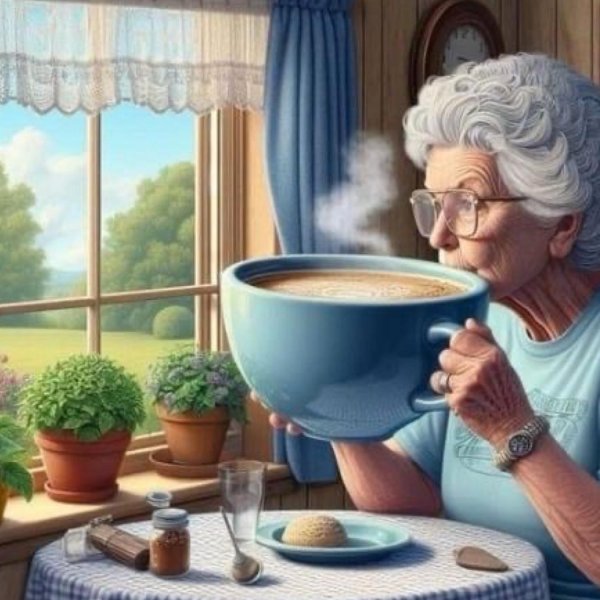 смешная старушка