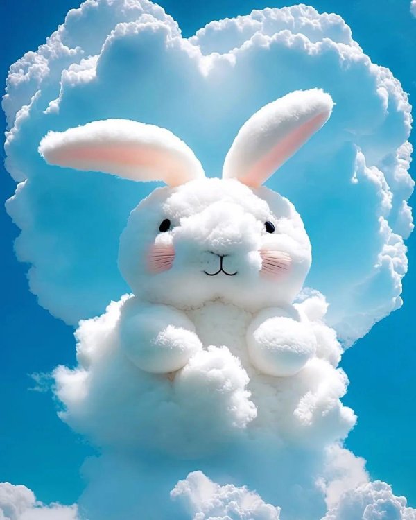 кролик из облаков