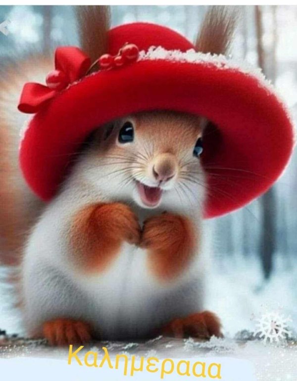 белочка новогодняя