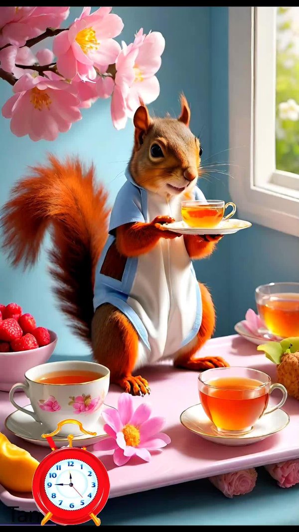 белочка доброе утро