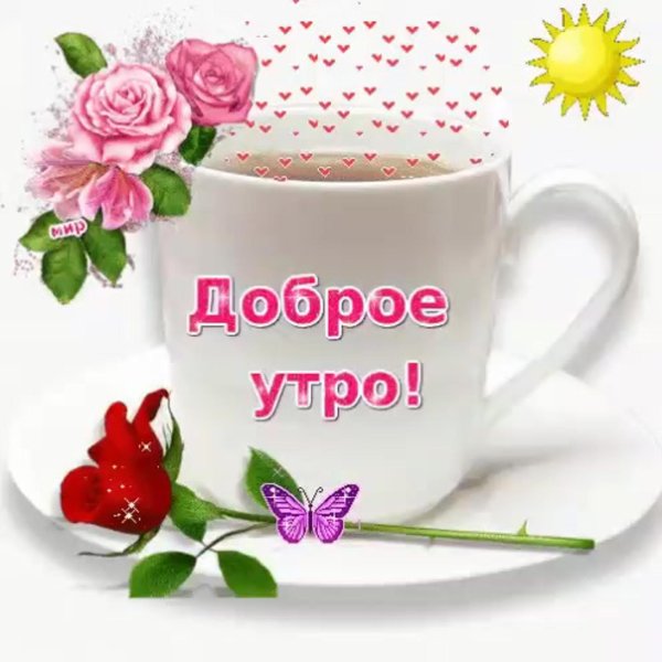 красивые стикеры с добрым утром