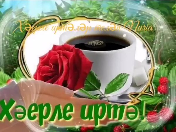 на татарском языке с добрым утром