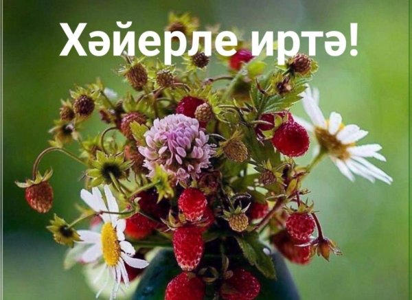 пожелание доброго утра на татарском языке