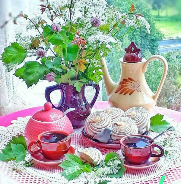 натюрморт чаепитие