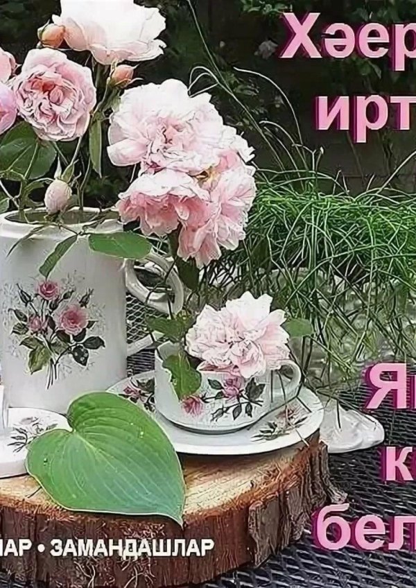 открытки с добрым утром на татарском