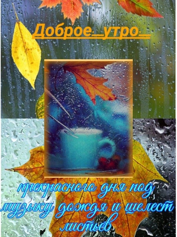 доброго дождливого осеннего утра