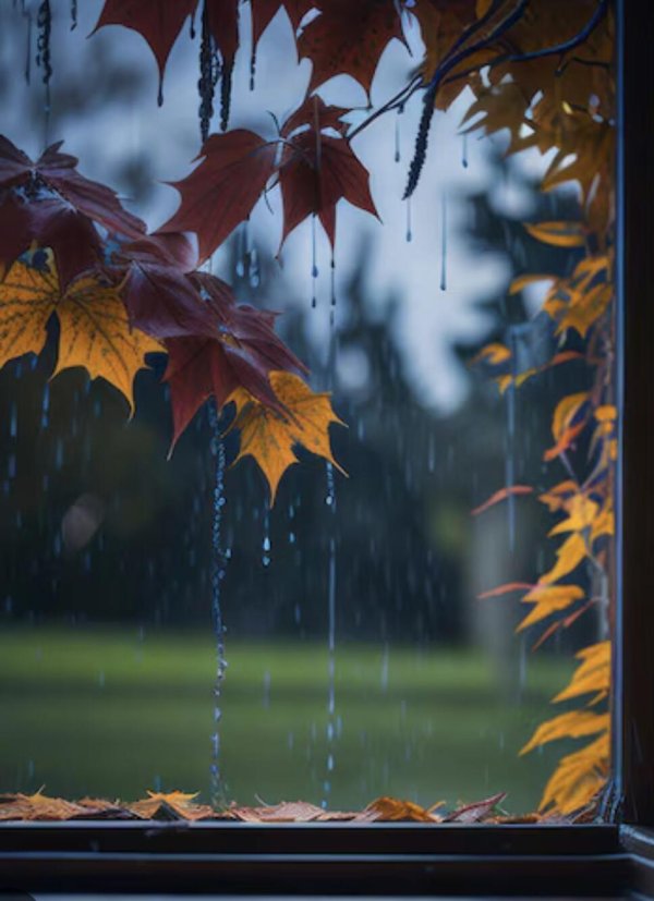 осень дождливая