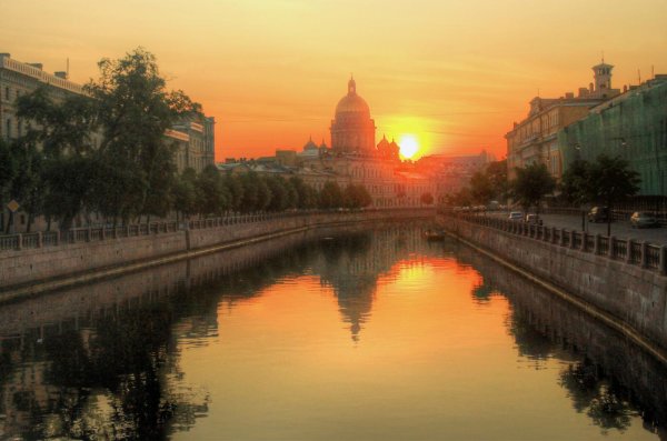 закат питер