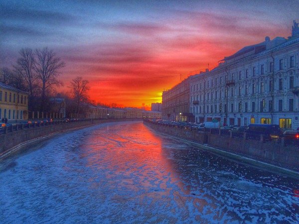 вечер питер фонтанка