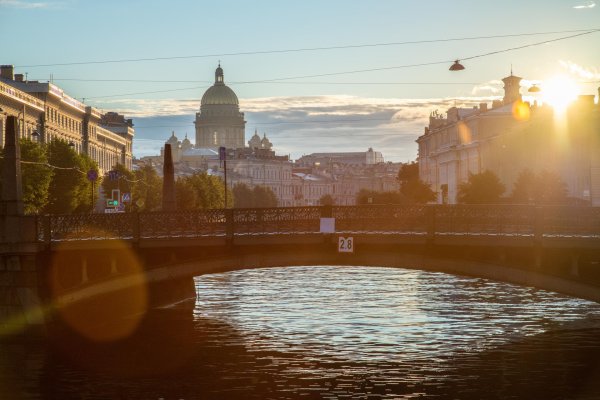 исаакиевский собор с поцелуева моста