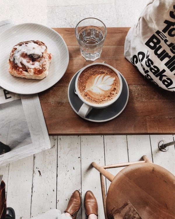 стильный завтрак