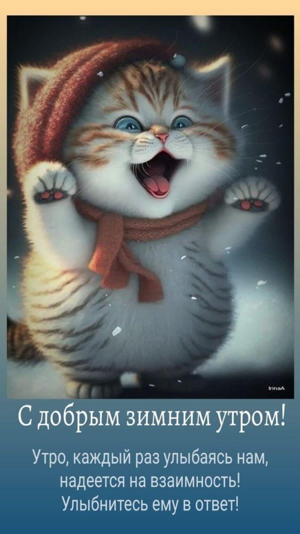 доброе зимнее утро 1 февраля