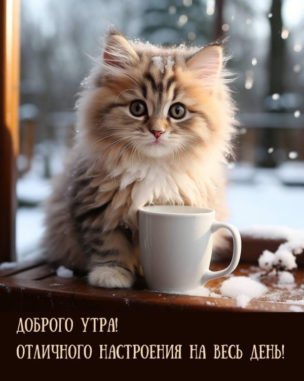 доброго утра снежного