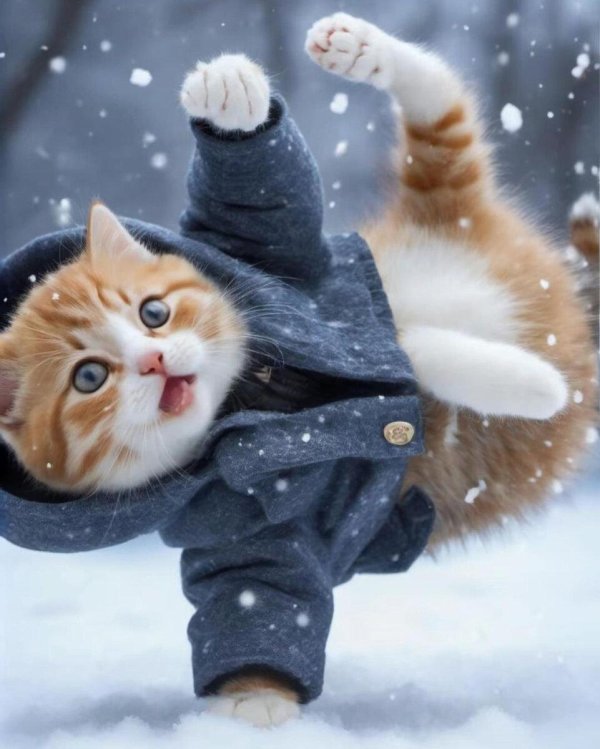 котик зимний