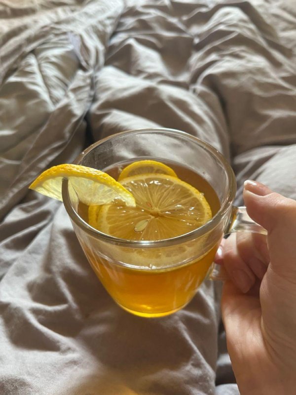лимонный чай