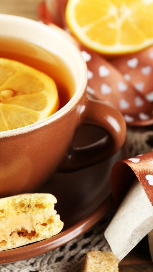 лимонный чай