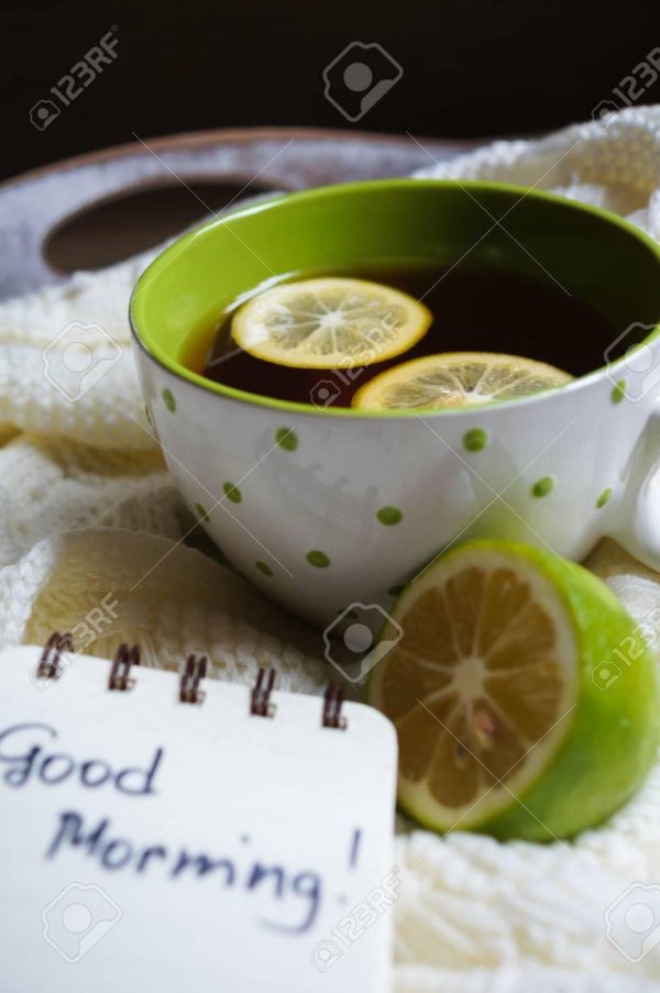 лимонный чай