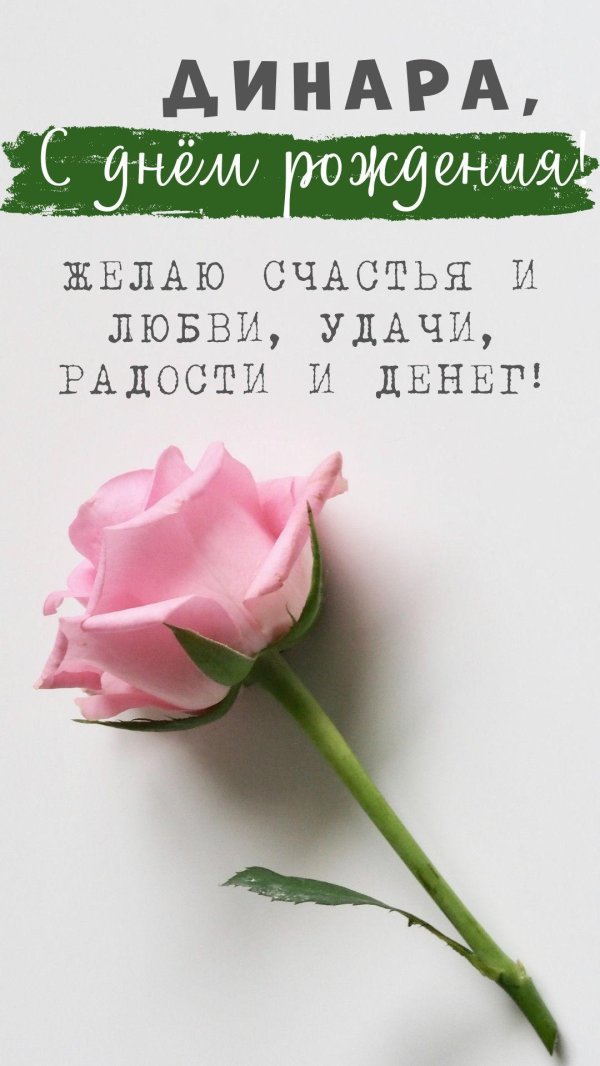 с днем рождения динара
