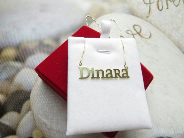 именной кулон