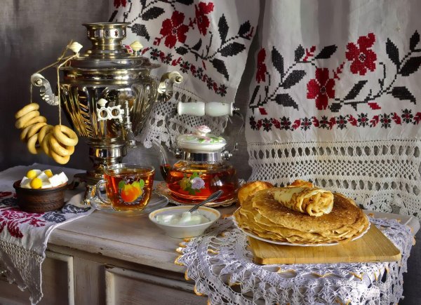 традиционное русское чаепитие