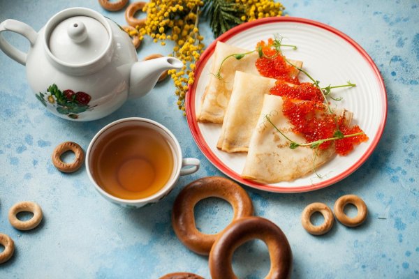 блин с икрой