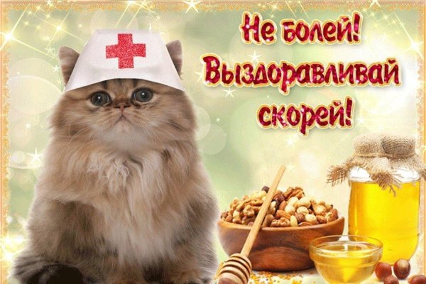 стикер выздоравливай