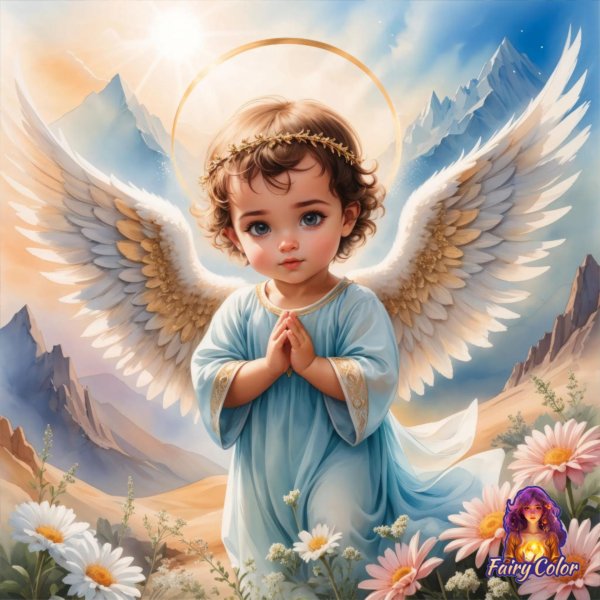 ангелочек открытка