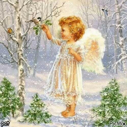 ангелочки на рождество