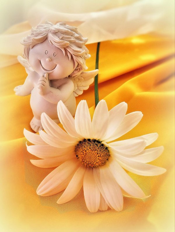 открытка ангелочек