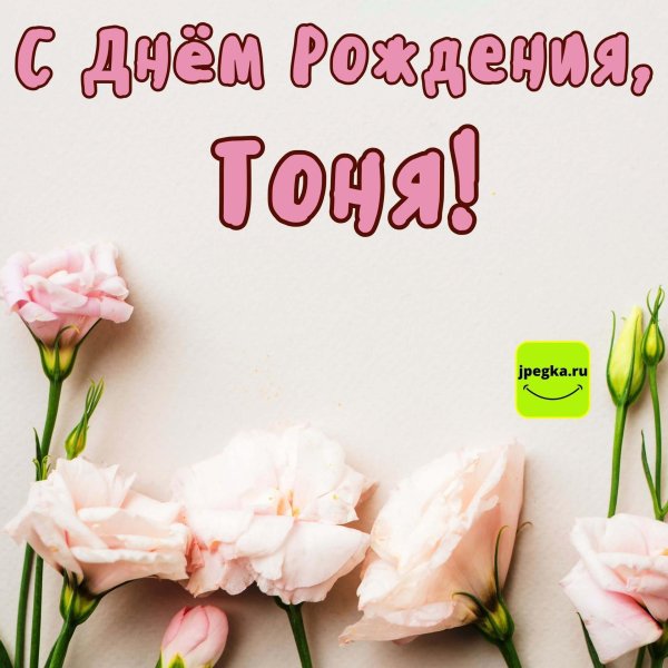 тонечка с днём рождения открытки красивые