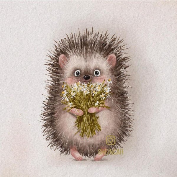 ёжик арт