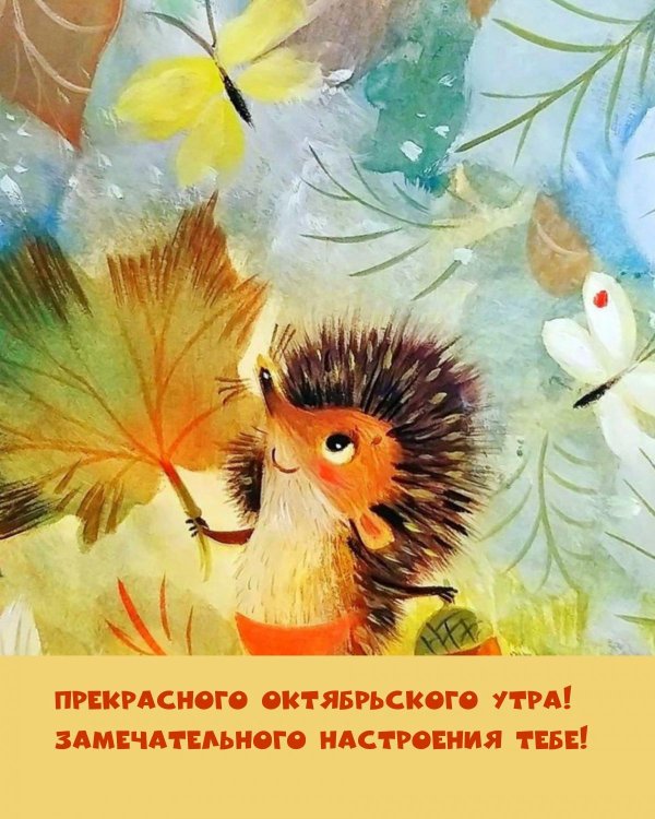 доброго осеннего утра прикольные