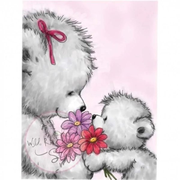 влюбленные мишки