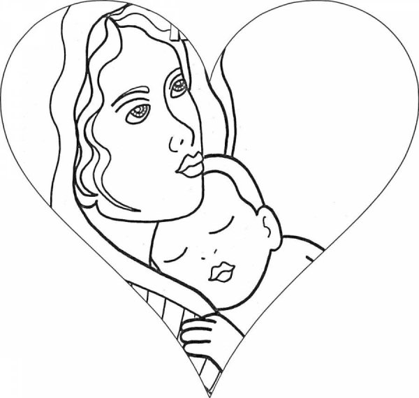 портрет мамы 1 класс ко дню мамы