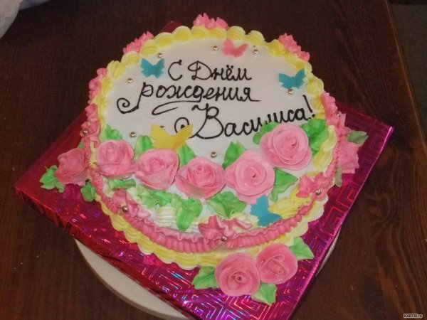оформление торта на день рождения