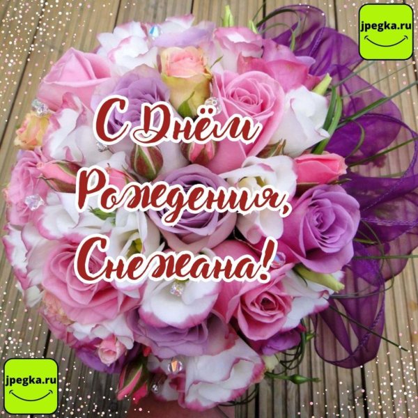 с днем рождения снежана