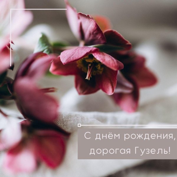 с днем рождения гузель