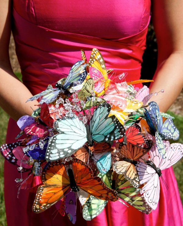 букет с бабочками