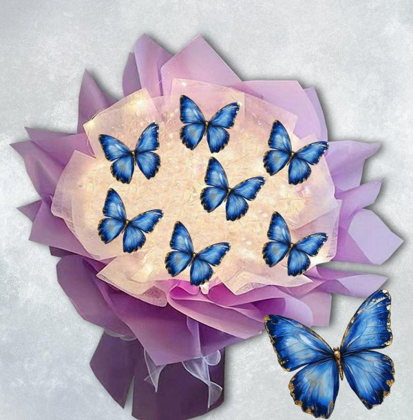 бабочка для букета