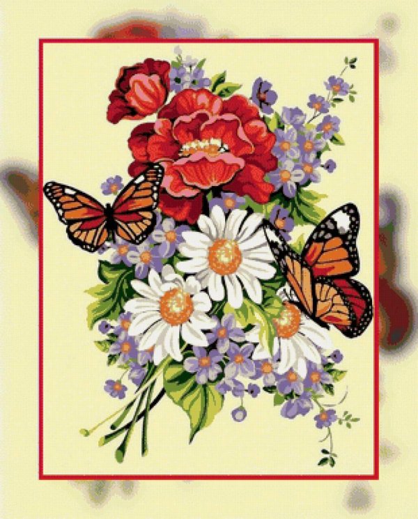 цветочные картины